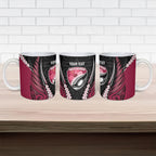 North Harbour 2026 Rugby Custom Ceramic Mug NZ Maori Silver Fern