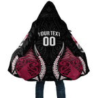 North Harbour 2026 Rugby Custom Cloak NZ Maori Silver Fern