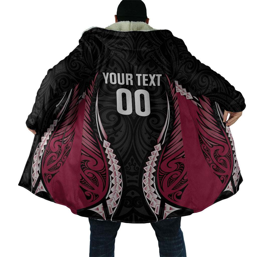 North Harbour 2026 Rugby Custom Cloak NZ Maori Silver Fern