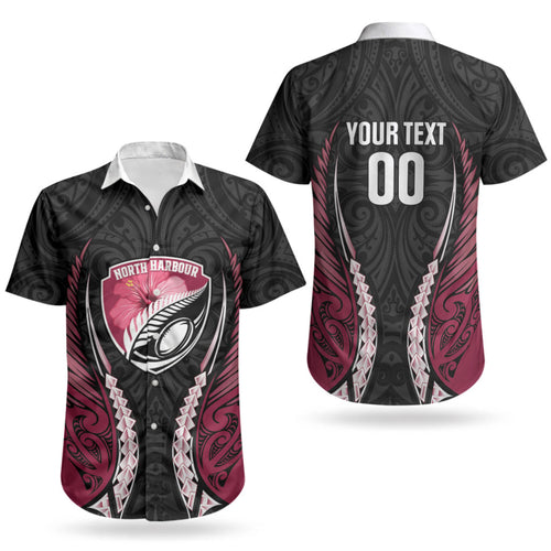 North Harbour 2026 Rugby Custom Couples Matching Mermaid Dress and Hawaiian Shirt NZ Maori Silver Fern