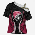North Harbour 2026 Rugby Custom Cross Shoulder Shirt NZ Maori Silver Fern