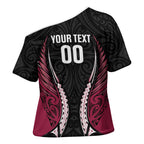North Harbour 2026 Rugby Custom Cross Shoulder Shirt NZ Maori Silver Fern