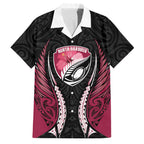 North Harbour 2026 Rugby Custom Family Matching Off Shoulder Maxi Dress and Hawaiian Shirt NZ Maori Silver Fern
