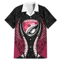 North Harbour 2026 Rugby Custom Family Matching Puletasi and Hawaiian Shirt NZ Maori Silver Fern