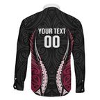 North Harbour 2026 Rugby Custom Family Matching Tank Maxi Dress and Hawaiian Shirt NZ Maori Silver Fern