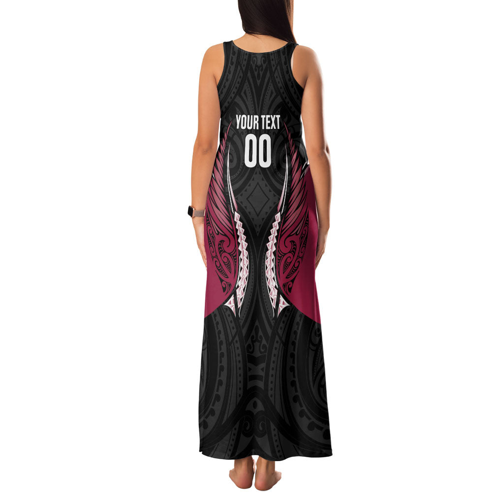 North Harbour 2026 Rugby Custom Family Matching Tank Maxi Dress and Hawaiian Shirt NZ Maori Silver Fern