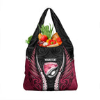 North Harbour 2026 Rugby Custom Grocery Bag NZ Maori Silver Fern