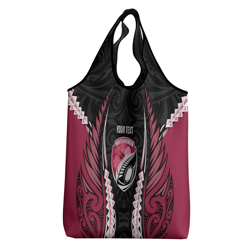 North Harbour 2026 Rugby Custom Grocery Bag NZ Maori Silver Fern