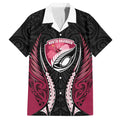 North Harbour 2026 Rugby Custom Hawaiian Shirt NZ Maori Silver Fern
