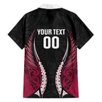 North Harbour 2026 Rugby Custom Hawaiian Shirt NZ Maori Silver Fern