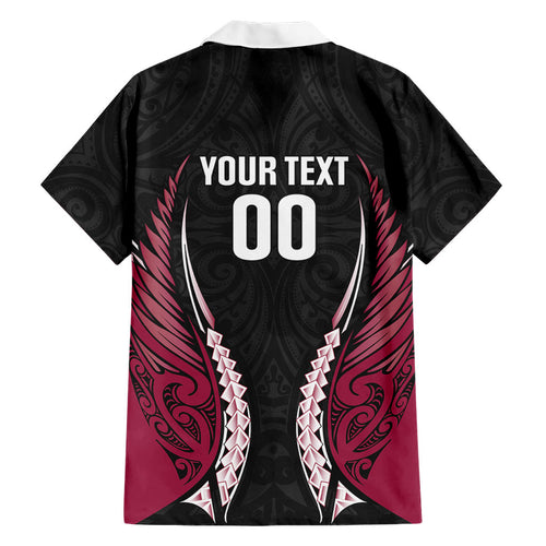 North Harbour 2026 Rugby Custom Hawaiian Shirt NZ Maori Silver Fern