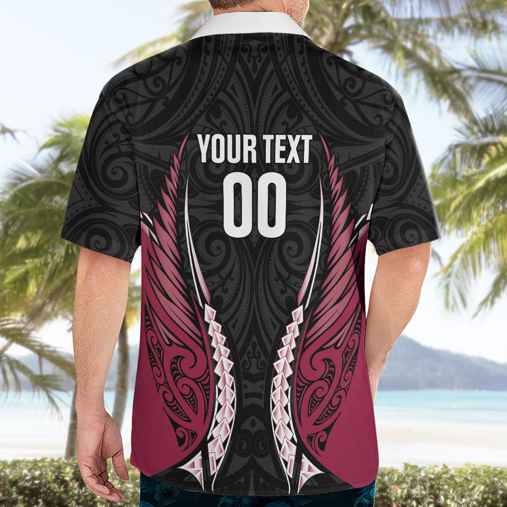 North Harbour 2026 Rugby Custom Hawaiian Shirt NZ Maori Silver Fern