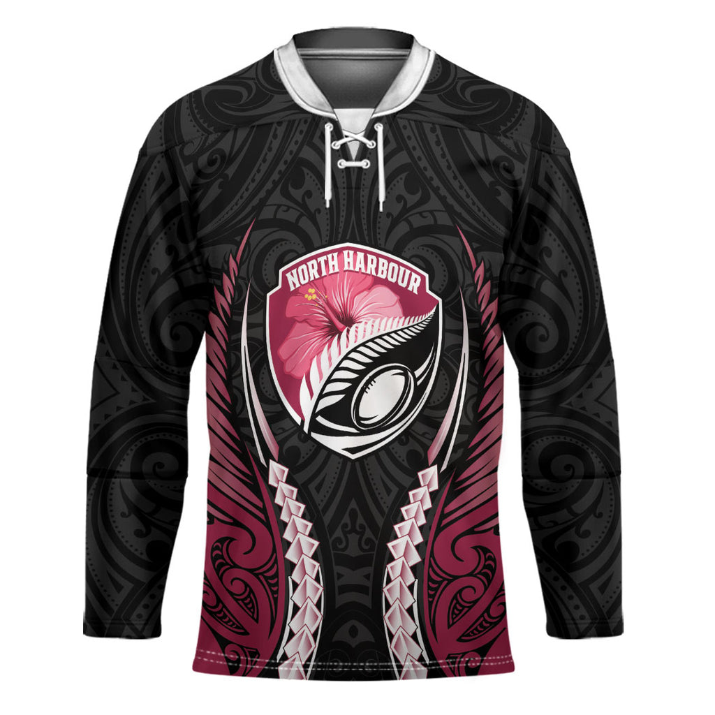 North Harbour 2026 Rugby Custom Hockey Jersey NZ Maori Silver Fern