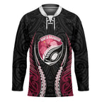 North Harbour 2026 Rugby Custom Hockey Jersey NZ Maori Silver Fern