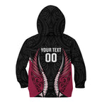 North Harbour 2026 Rugby Custom Kid Hoodie NZ Maori Silver Fern