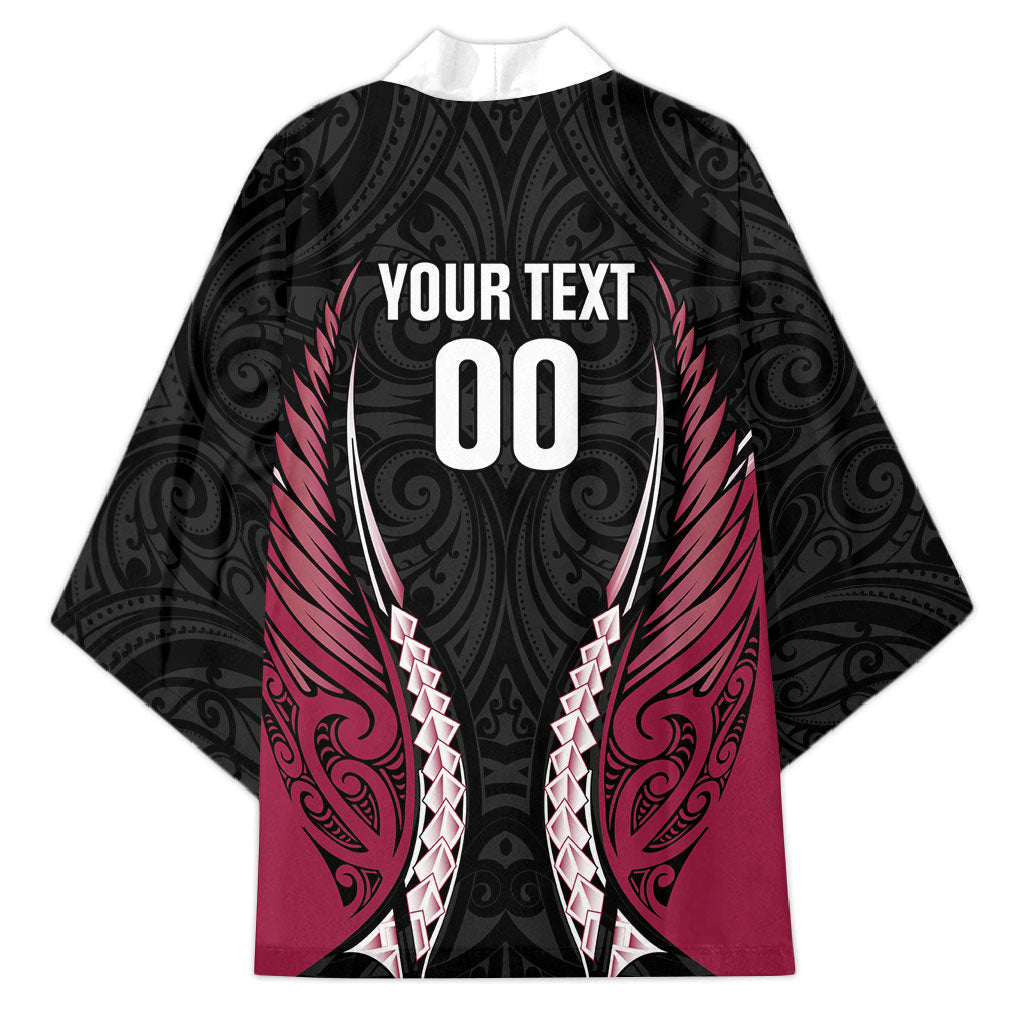 North Harbour 2026 Rugby Custom Kimono NZ Maori Silver Fern
