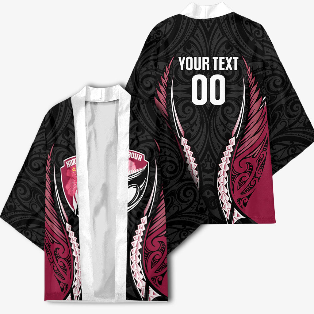 North Harbour 2026 Rugby Custom Kimono NZ Maori Silver Fern