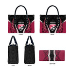 North Harbour 2026 Rugby Custom Leather Bag NZ Maori Silver Fern