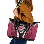 North Harbour 2026 Rugby Custom Leather Tote Bag NZ Maori Silver Fern