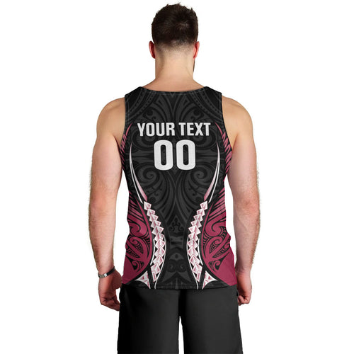 North Harbour 2026 Rugby Custom Men Tank Top NZ Maori Silver Fern
