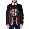 North Harbour 2026 Rugby Custom Padded Jacket NZ Maori Silver Fern