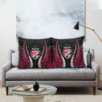 North Harbour 2026 Rugby Custom Pillow Cover NZ Maori Silver Fern