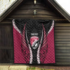 North Harbour 2026 Rugby Custom Quilt NZ Maori Silver Fern