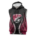 North Harbour 2026 Rugby Custom Sleeveless Hoodie NZ Maori Silver Fern