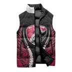 North Harbour 2026 Rugby Custom Sleeveless Puffer Jacket NZ Maori Silver Fern