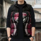 North Harbour 2026 Rugby Custom Sleeveless Puffer Jacket NZ Maori Silver Fern