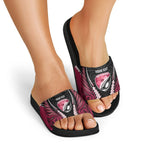 North Harbour 2026 Rugby Custom Slide Sandals NZ Maori Silver Fern