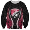 North Harbour 2026 Rugby Custom Sweatshirt NZ Maori Silver Fern