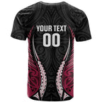 North Harbour 2026 Rugby Custom T Shirt NZ Maori Silver Fern