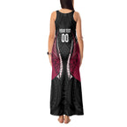 North Harbour 2026 Rugby Custom Tank Maxi Dress NZ Maori Silver Fern