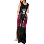 North Harbour 2026 Rugby Custom Tank Maxi Dress NZ Maori Silver Fern