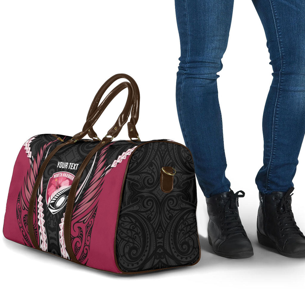North Harbour 2026 Rugby Custom Travel Bag NZ Maori Silver Fern