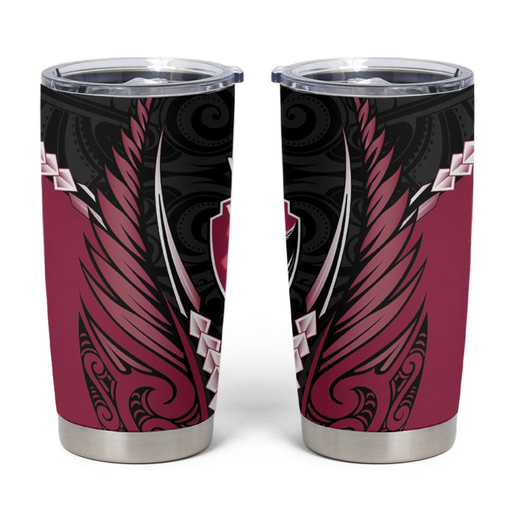 North Harbour 2026 Rugby Custom Tumbler Cup NZ Maori Silver Fern