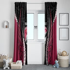 North Harbour 2026 Rugby Custom Window Curtain NZ Maori Silver Fern