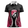 North Harbour 2026 Rugby Custom Women Polo Shirt NZ Maori Silver Fern