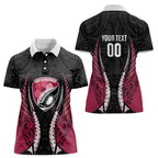 North Harbour 2026 Rugby Custom Women Polo Shirt NZ Maori Silver Fern