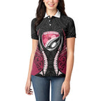 North Harbour 2026 Rugby Custom Women Polo Shirt NZ Maori Silver Fern