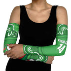 Wynnum Rugby Custom Arm Sleeves Go Manly Seagulls Aboriginal Art - Aussie Hoodie