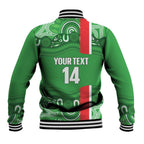 Wynnum Rugby Custom Baseball Jacket Go Manly Seagulls Aboriginal Art - Aussie Hoodie