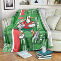 Wynnum Rugby Custom Blanket Go Manly Seagulls Aboriginal Art - Aussie Hoodie