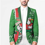 Wynnum Rugby Custom Blazer Go Manly Seagulls Aboriginal Art - Aussie Hoodie