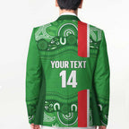 Wynnum Rugby Custom Blazer Go Manly Seagulls Aboriginal Art - Aussie Hoodie