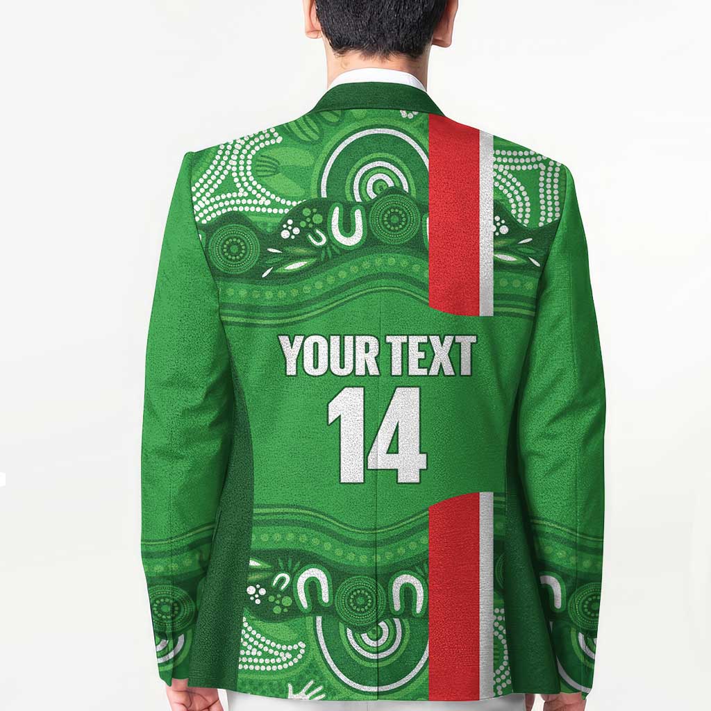 Wynnum Rugby Custom Blazer Go Manly Seagulls Aboriginal Art - Aussie Hoodie