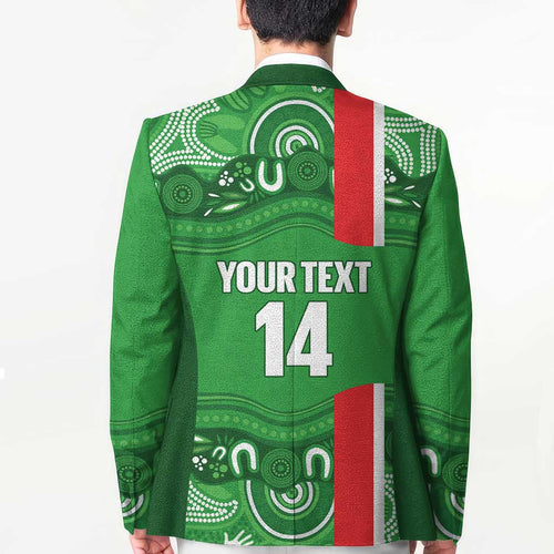 Wynnum Rugby Custom Blazer Go Manly Seagulls Aboriginal Art - Aussie Hoodie