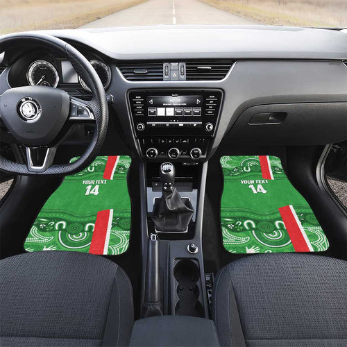 Wynnum Rugby Custom Car Mats Go Manly Seagulls Aboriginal Art - Aussie Hoodie
