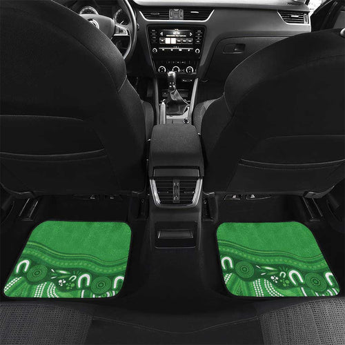 Wynnum Rugby Custom Car Mats Go Manly Seagulls Aboriginal Art - Aussie Hoodie